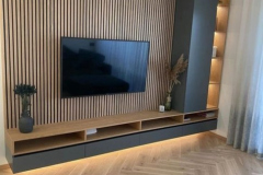 TV komode i biblioteke